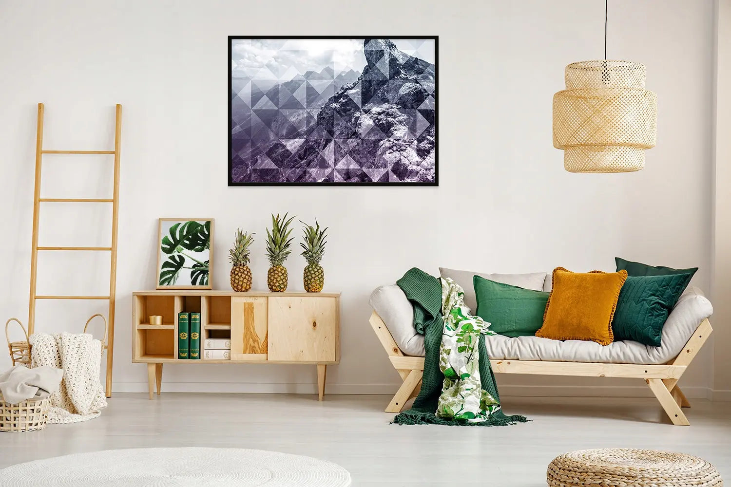 Plakat Geometria Góry 53x73 cm - ForWalls.eu