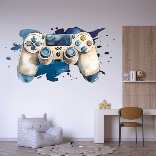 Naklejka ścienna dla dziecka nastolatka Kontroler Pad Gamer Gry  ForWalls.eu
