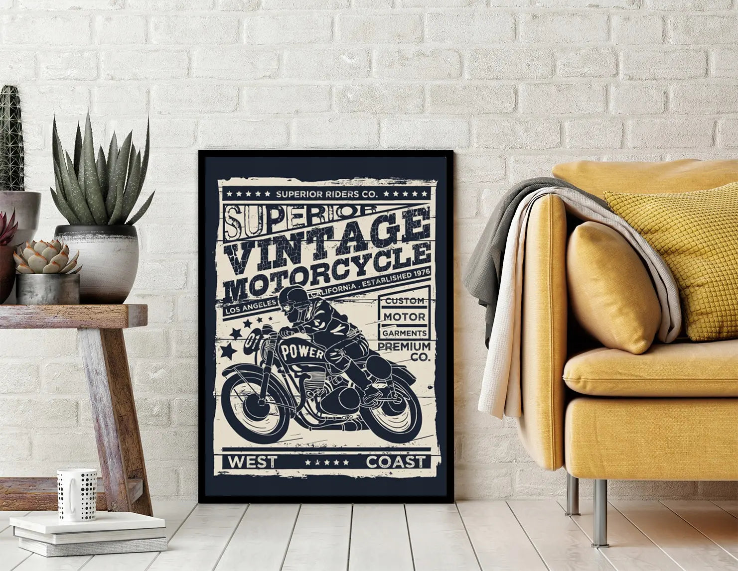 Plakat Garaż Motor 33x43 cm  ForWalls.eu