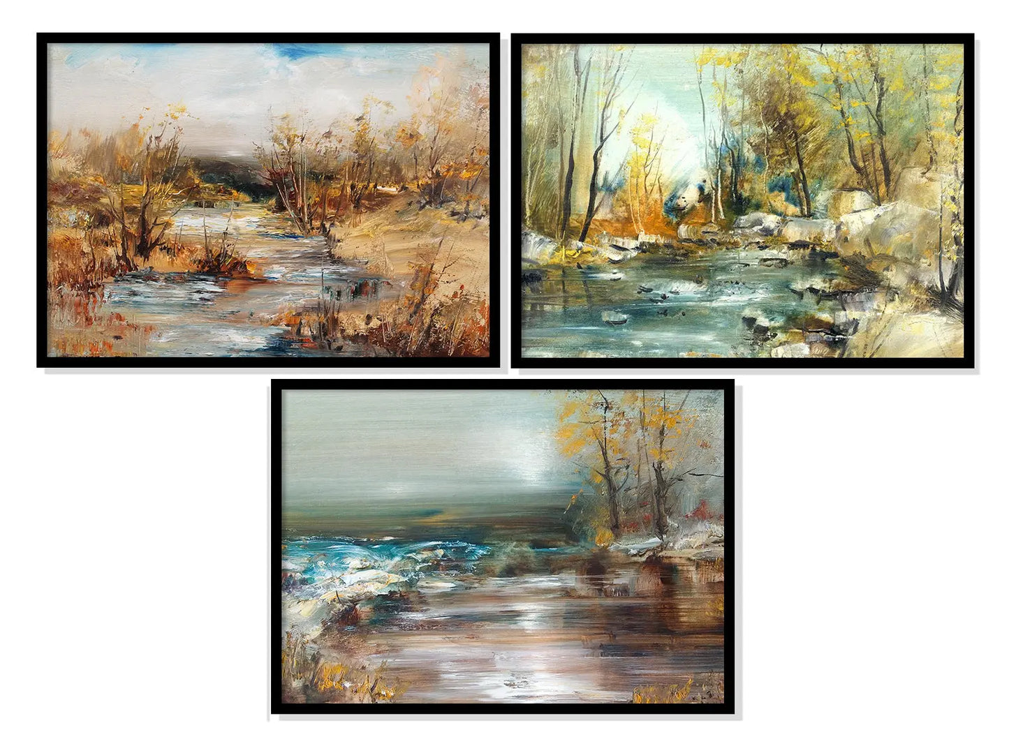 Plakaty Pejzaż Tryptyk 33x43cm - ForWalls.eu