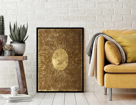Plakat Złoty 33x43 cm - ForWalls.eu