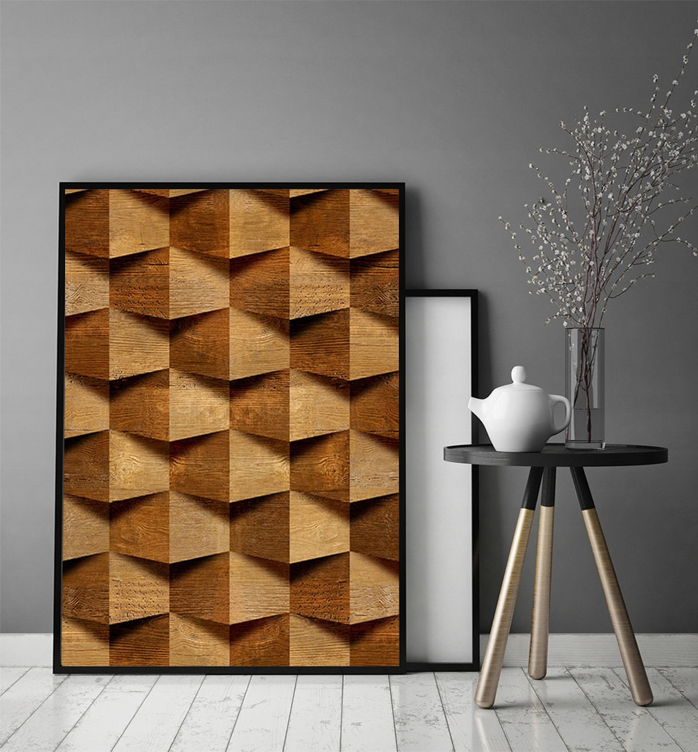 Plakat Drewno 33x43 cm  ForWalls.eu