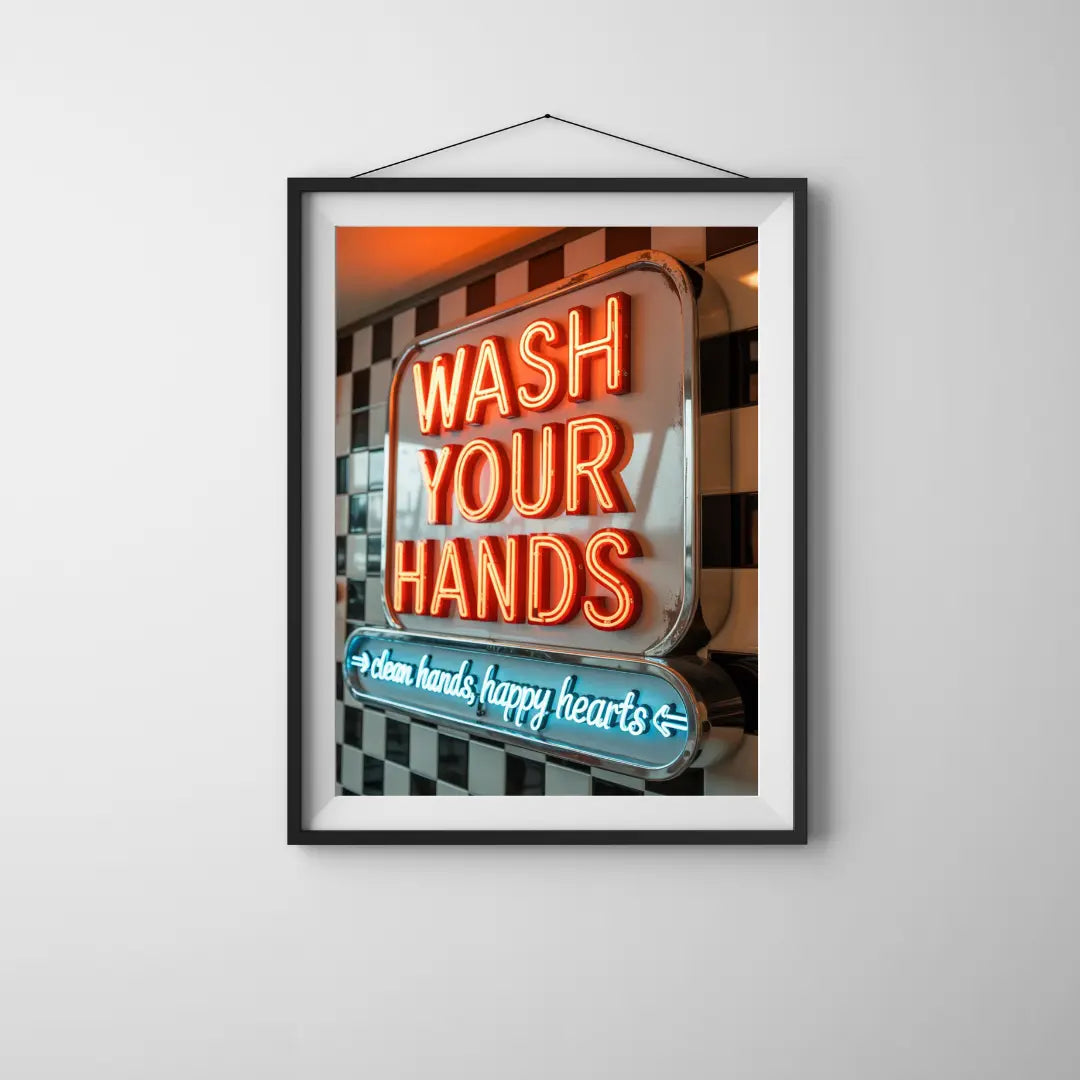Plakat Wash Your Hands - ForWalls.eu