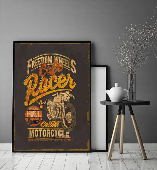 Plakat Garaż Motor 33x43 cm  ForWalls.eu