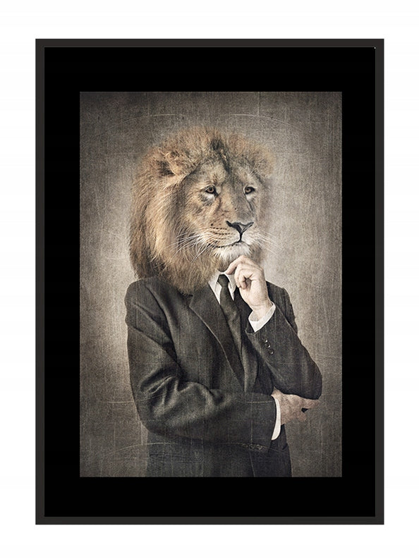 Plakat Lew 33x43 cm  ForWalls.eu