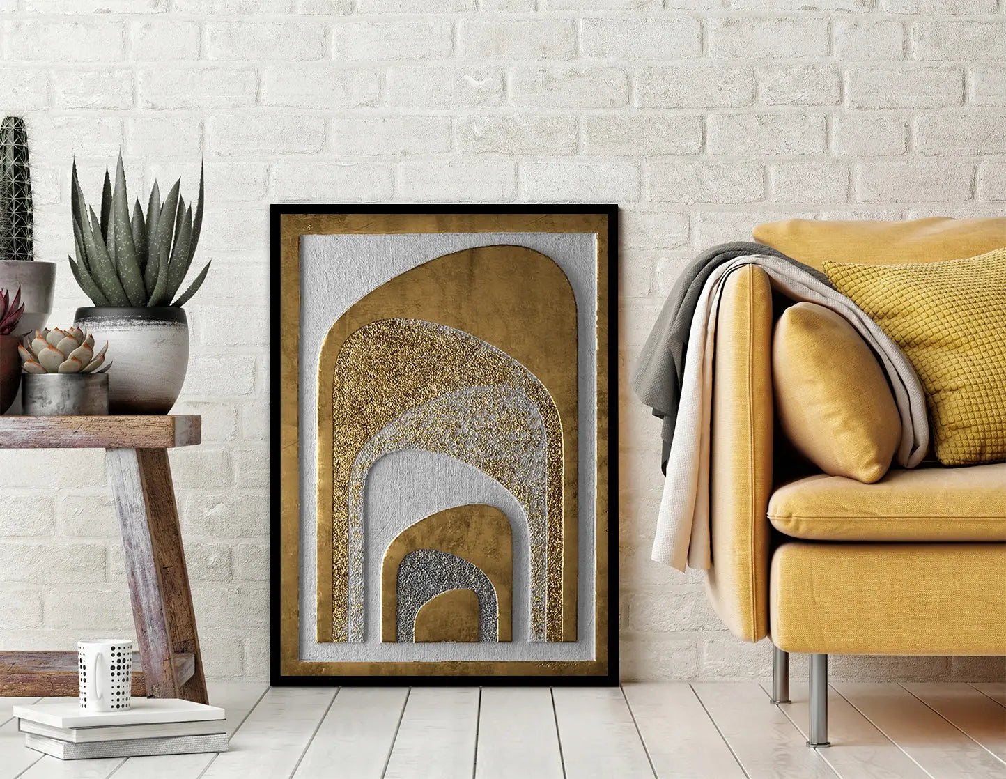 Plakat Złoty 33x43 cm - ForWalls.eu