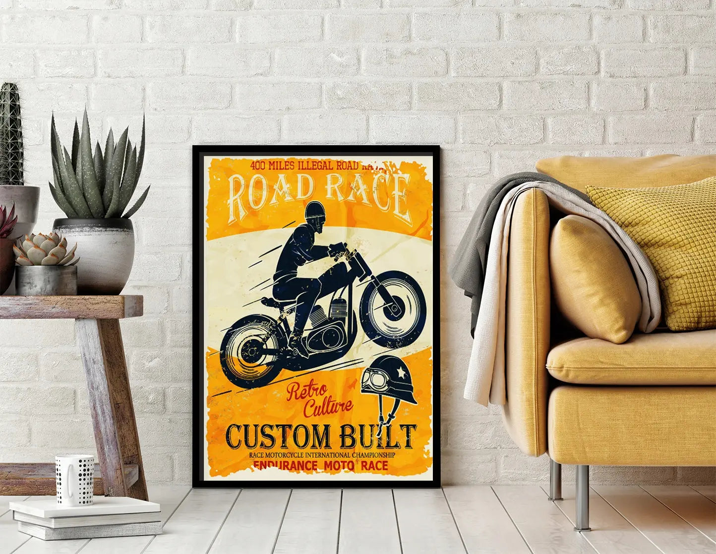 Plakat Garaż Motor 33x43 cm - ForWalls.eu