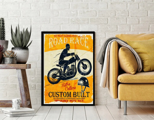 Plakat Garaż Motor 33x43 cm - ForWalls.eu