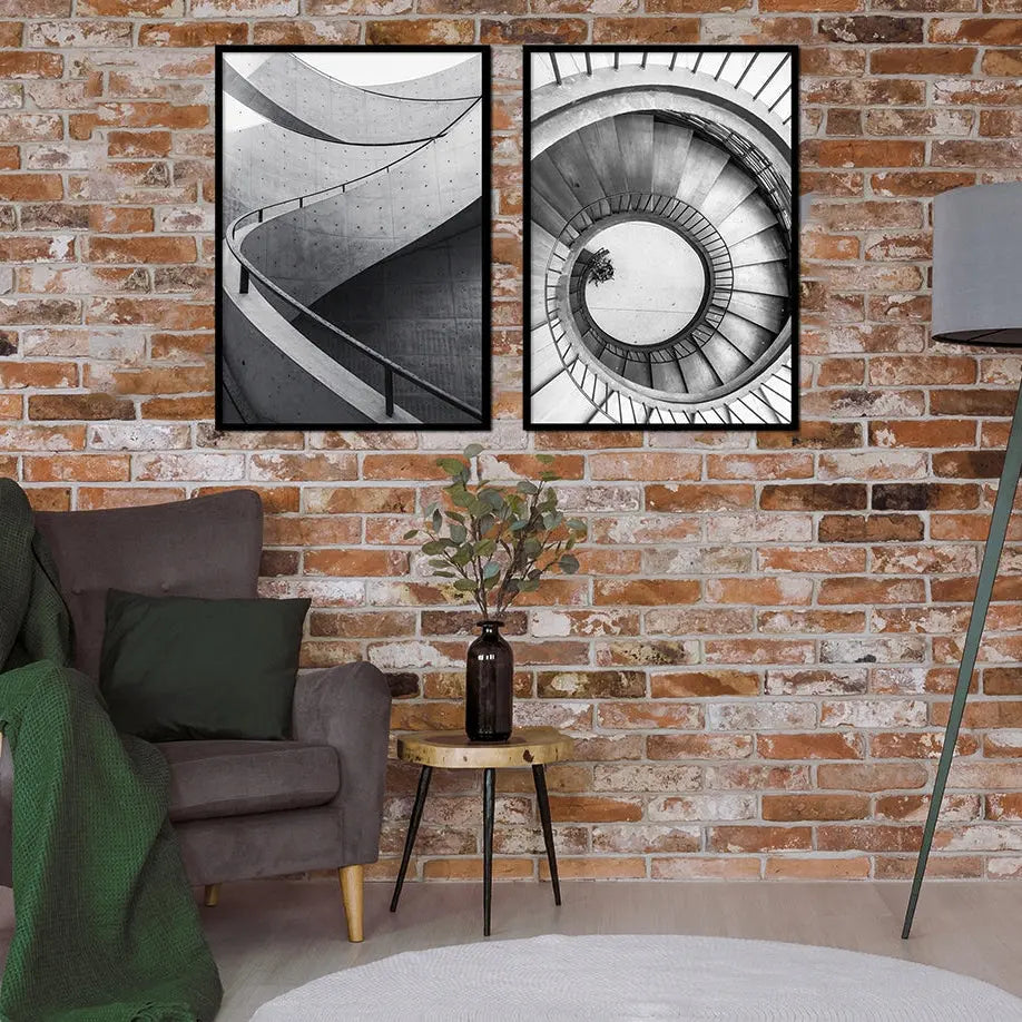 Plakaty Klatka Schodowa Dyptyk 53x73cm - ForWalls.eu