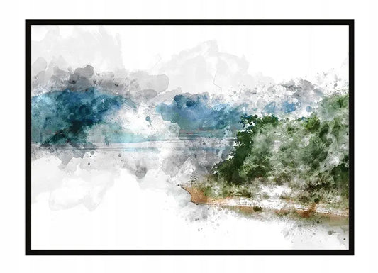 Plakat Akwarela 53x73 cm  ForWalls.eu