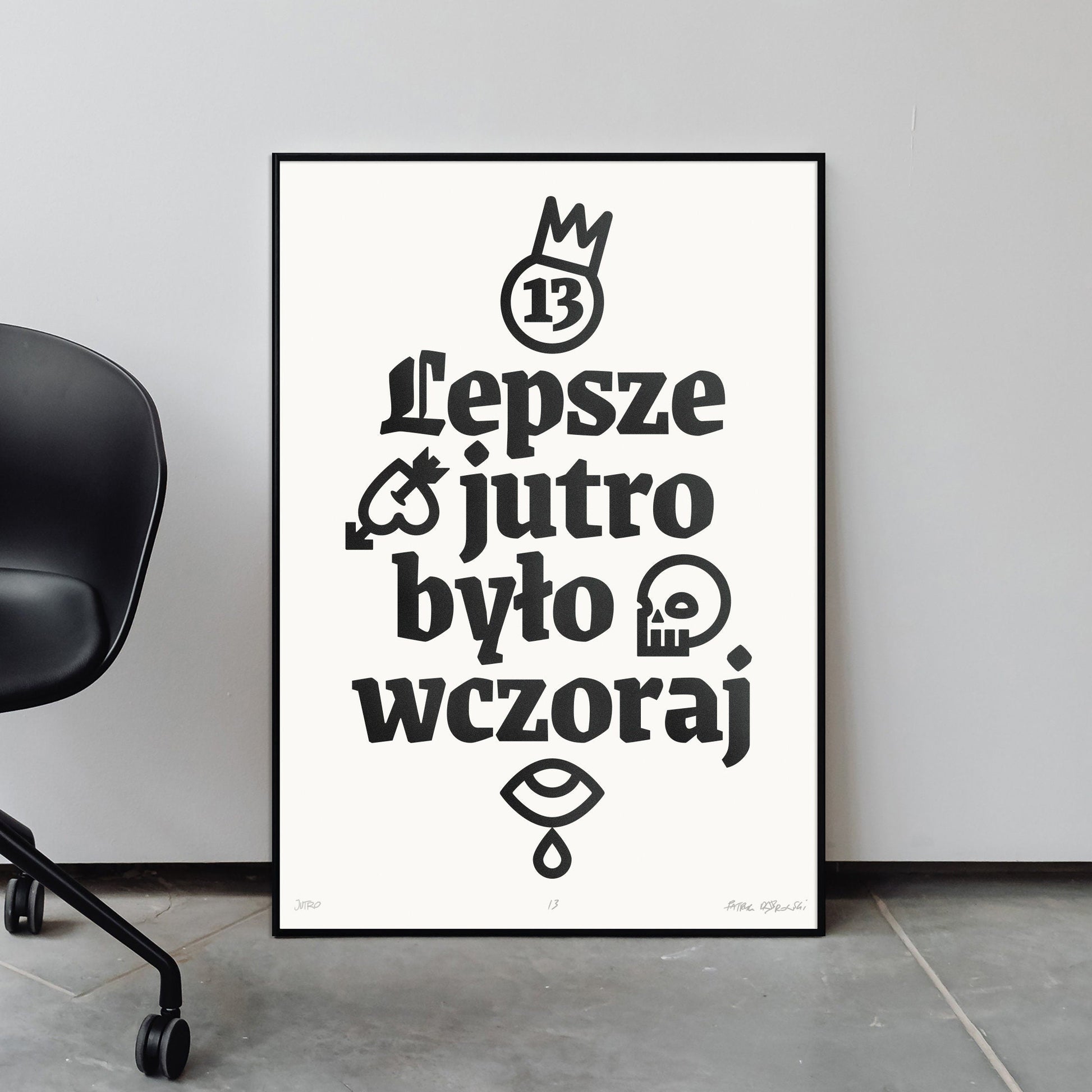 Plakat JUTRO WCZORAJ  ForWalls.eu