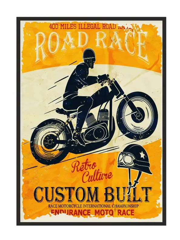 Plakat Garaż Motor 33x43 cm - ForWalls.eu