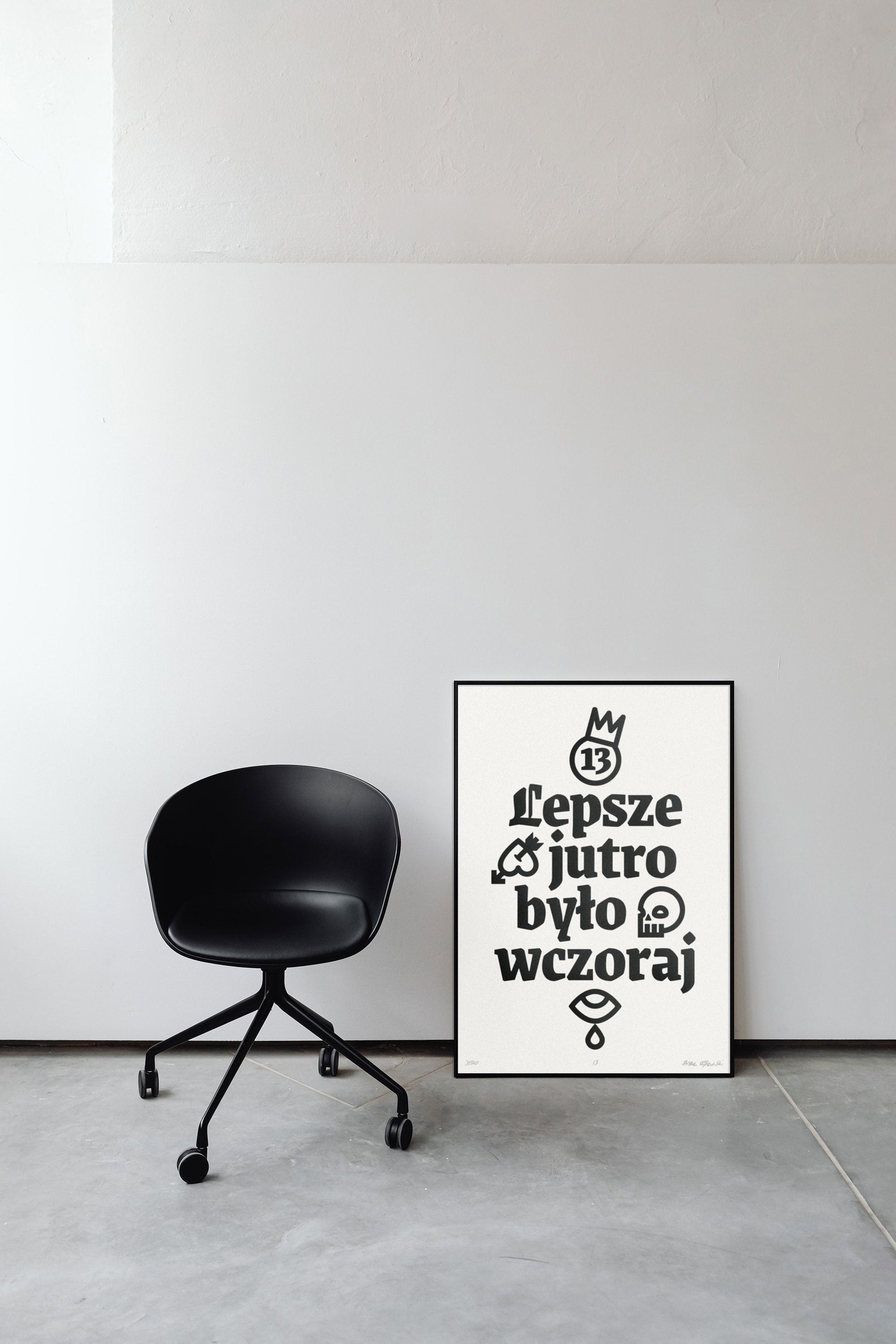 Plakat JUTRO WCZORAJ  ForWalls.eu