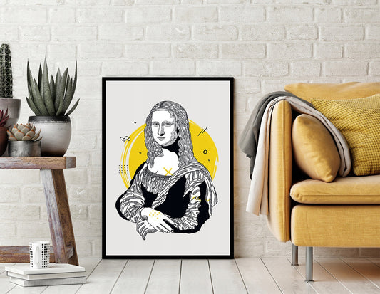 Plakat Mona Lisa 33x43 cm  ForWalls.eu