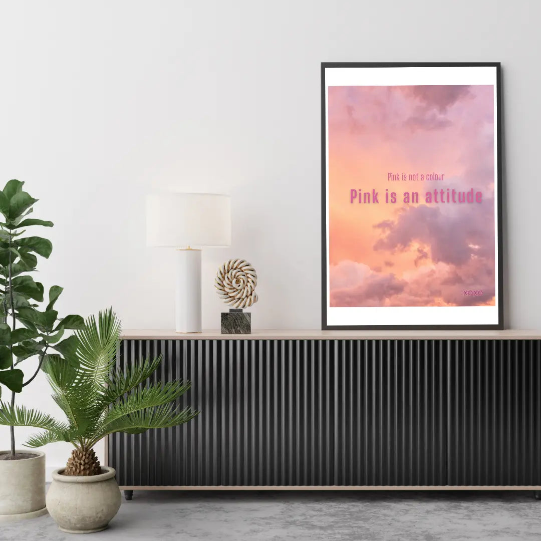 Plakat Pink Is An Attitude - ForWalls.eu