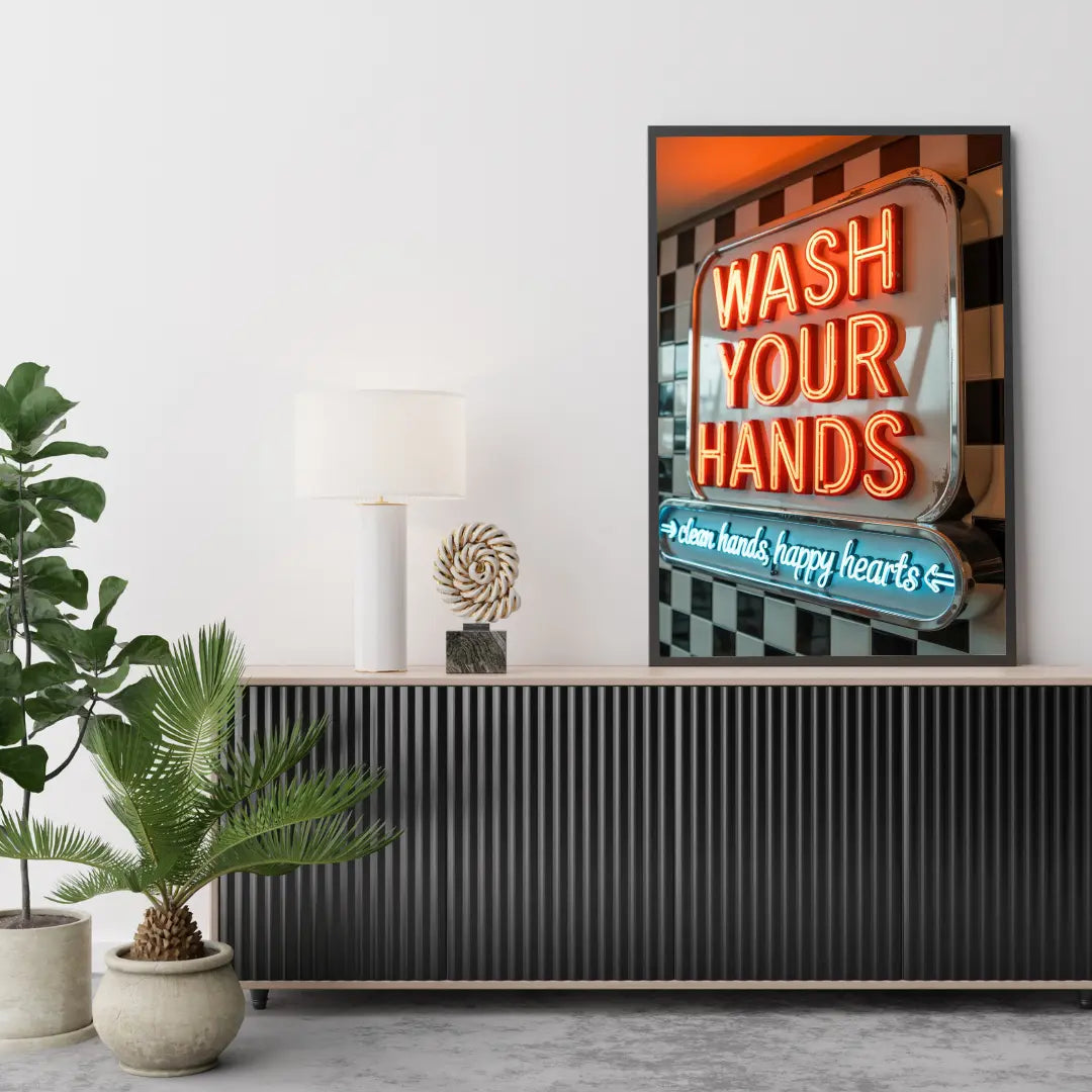 Plakat Wash Your Hands - ForWalls.eu
