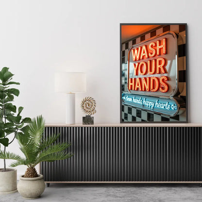 Plakat Wash Your Hands - ForWalls.eu