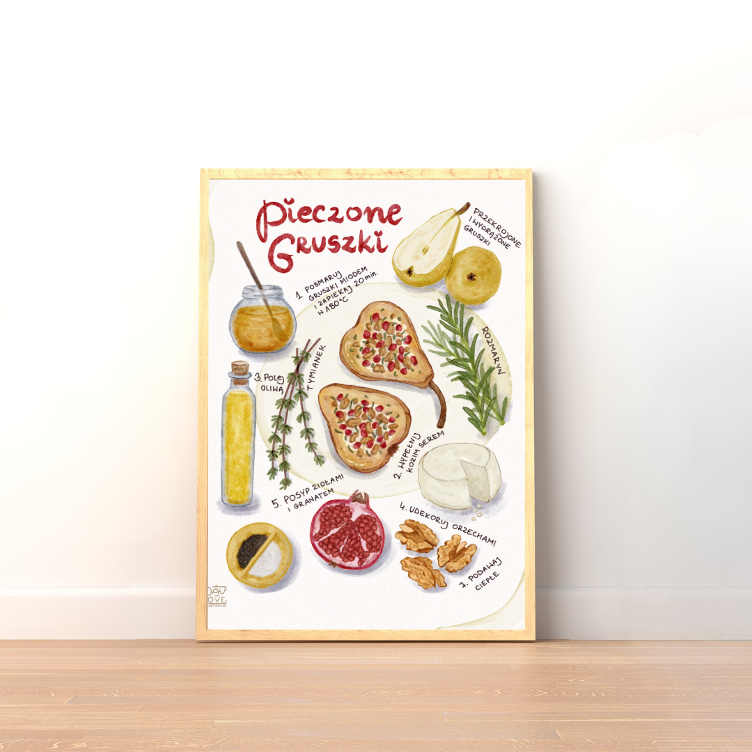 Plakat Pieczone Gruszki  ForWalls.eu