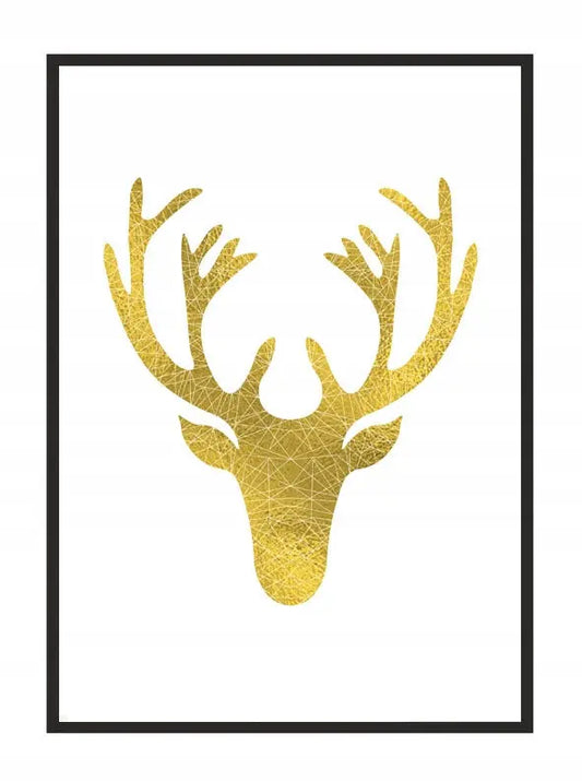 Plakat Złoty Jeleń 33x43 cm - ForWalls.eu