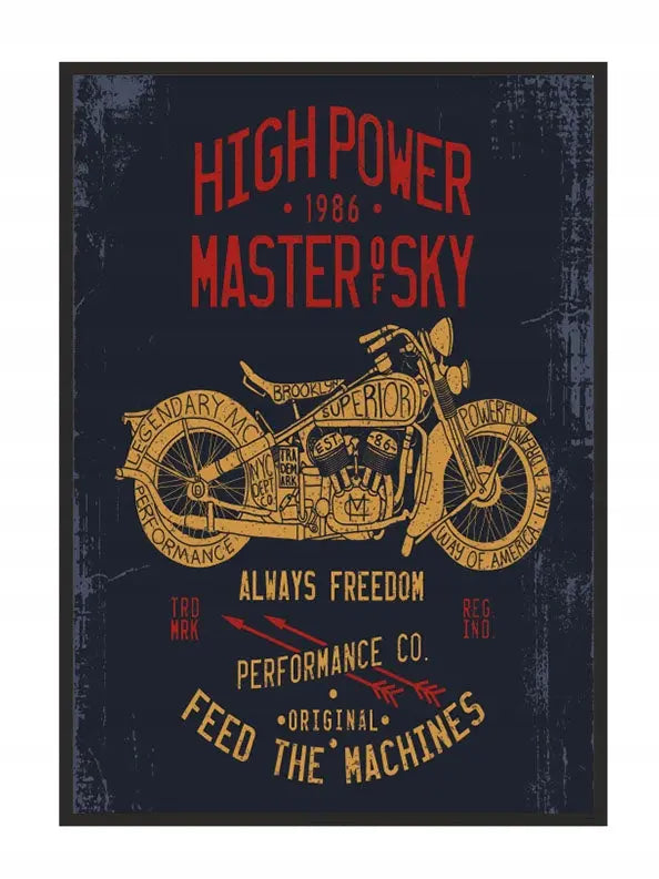 Plakat Motorcycle 33x43 cm  ForWalls.eu
