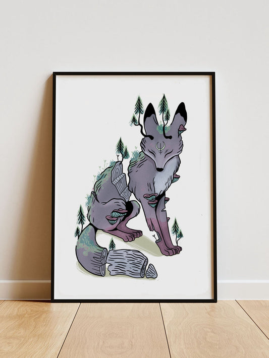 Plakat Forest Fox  ForWalls.eu