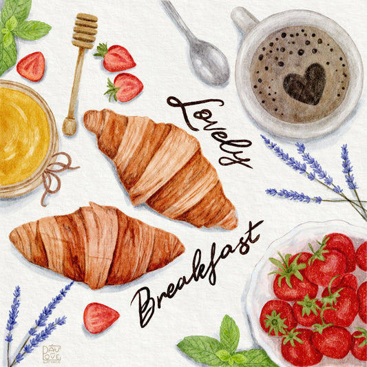 Plakat Lovely Breakfast  ForWalls.eu