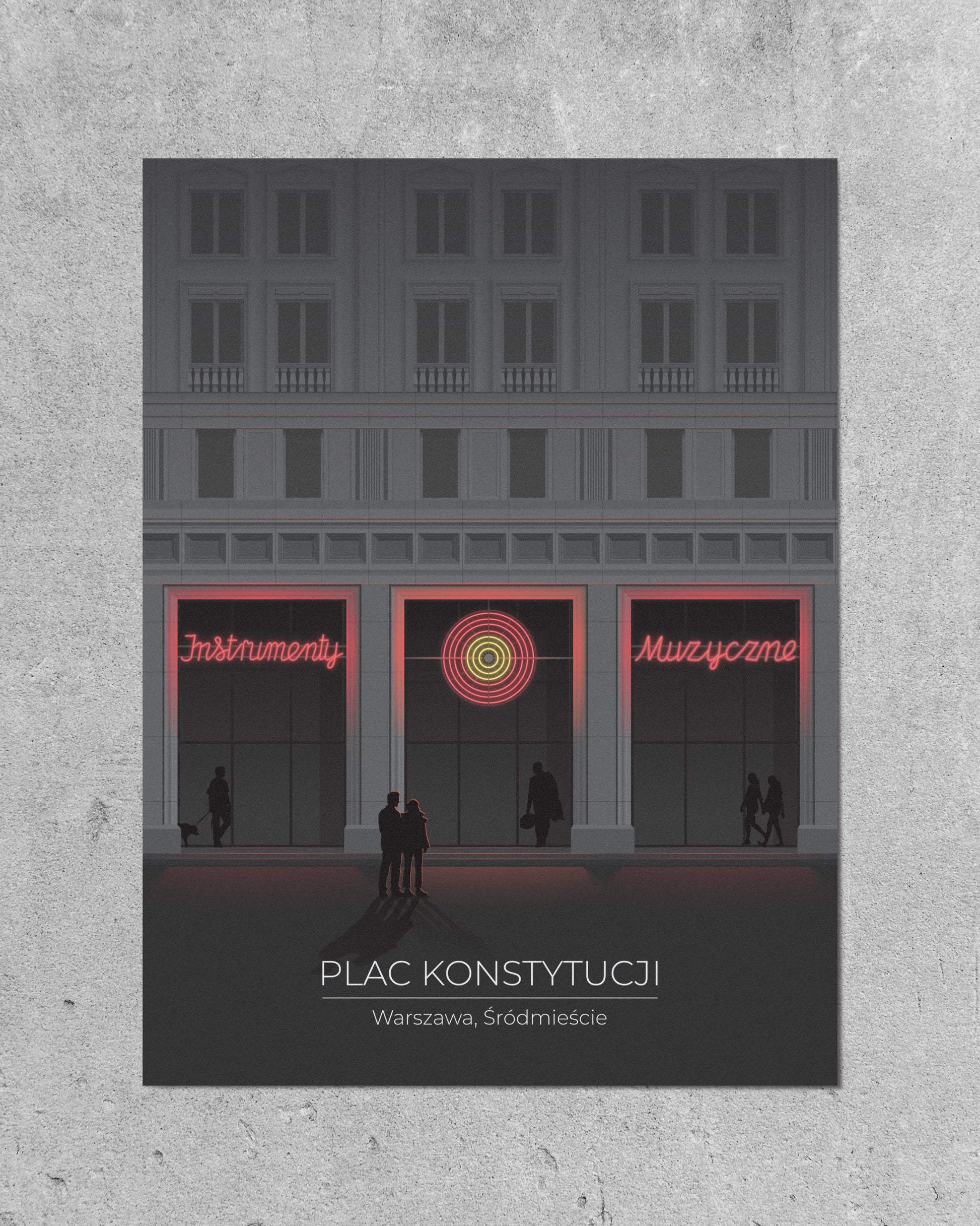 Plac Konstytucji - Instrumenty Muzyczne  ForWalls.eu
