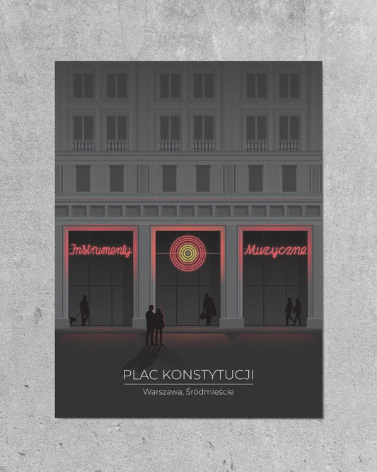 Plac Konstytucji - Instrumenty Muzyczne  ForWalls.eu