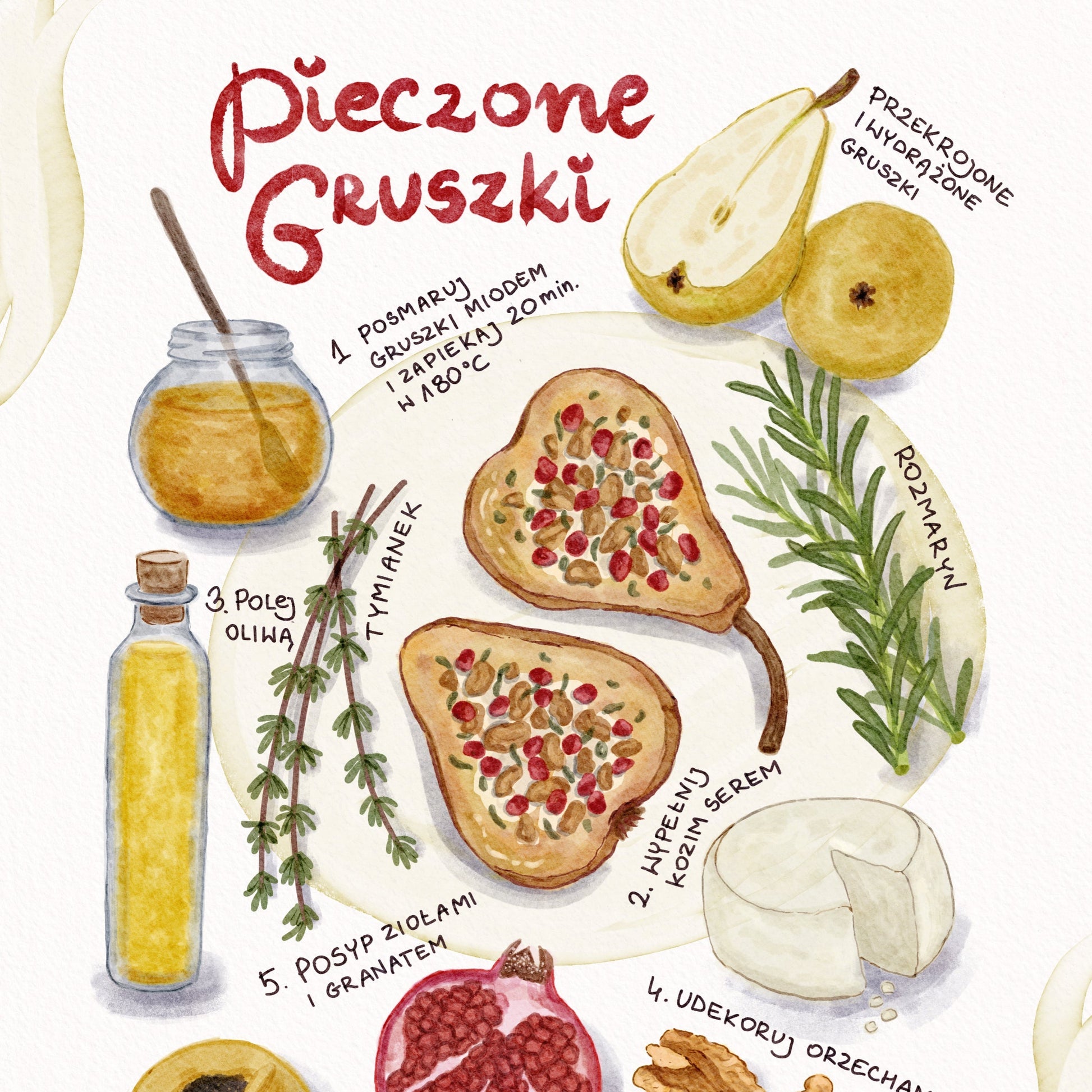 Plakat Pieczone Gruszki  ForWalls.eu