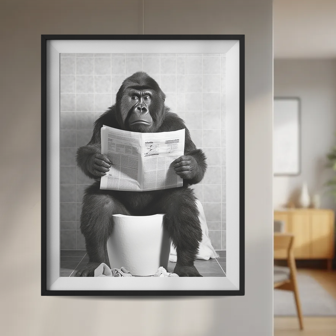 Plakat Goryl Kibel Gazeta  ForWalls.eu
