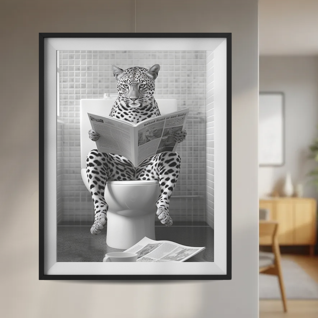 Plakat Gepard Na Kiblu Gazeta  ForWalls.eu
