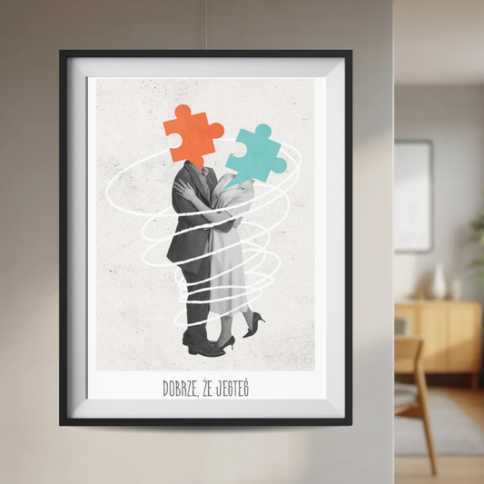 Plakat Dobrze Że Jesteś Para Miłość  ForWalls.eu