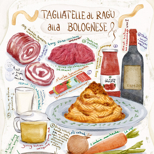 Plakat Tagliatelle al ragù alla bolognese  ForWalls.eu