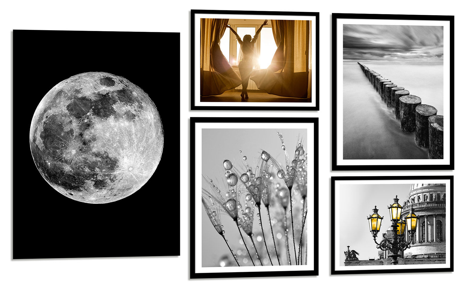 Komplet Plakatów XXL 5szt  ForWalls.eu