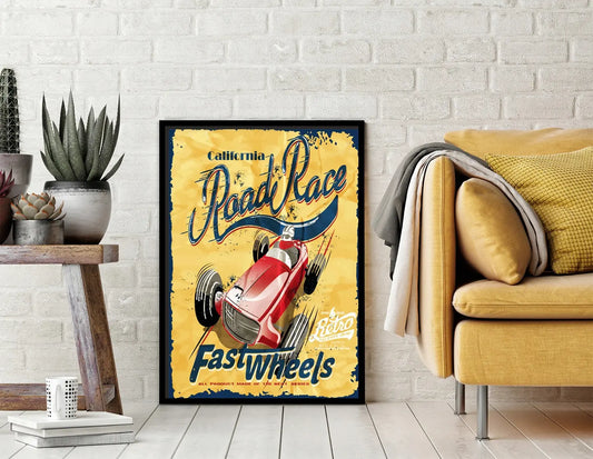 Plakat Garaż Race 33x43 cm - ForWalls.eu