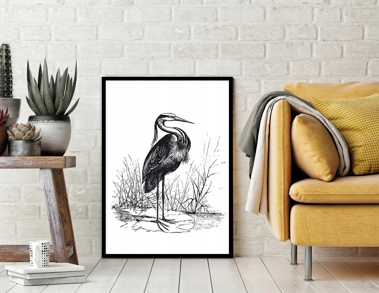 Plakat Czapla 33x43 cm - ForWalls.eu