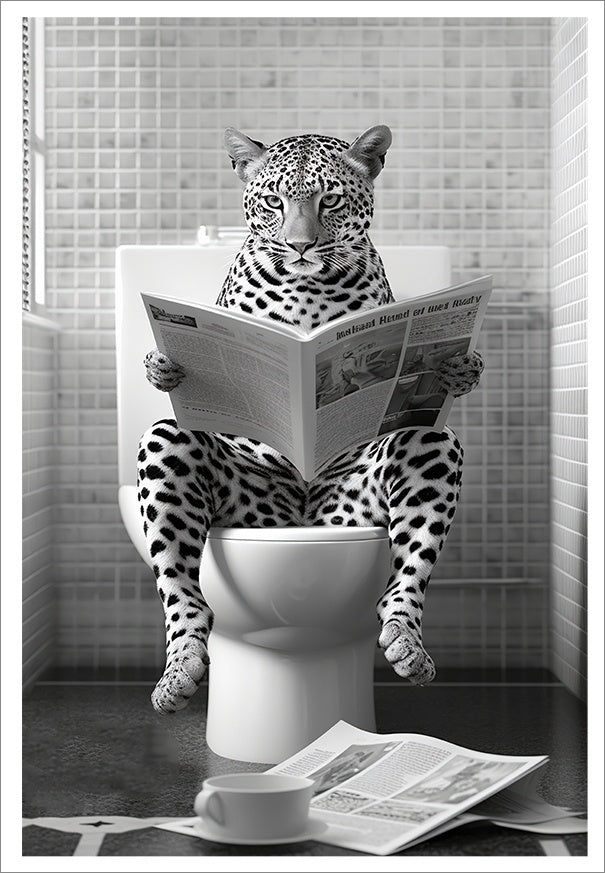 Plakat Gepard Na Kiblu Gazeta  ForWalls.eu