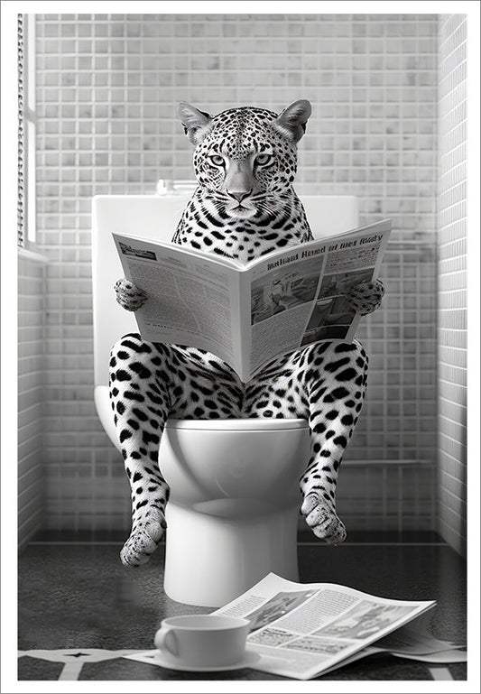 Plakat Gepard Na Kiblu Gazeta  ForWalls.eu
