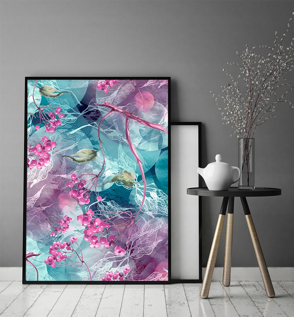 Plakat Kwiatowy 53x73 cm  ForWalls.eu