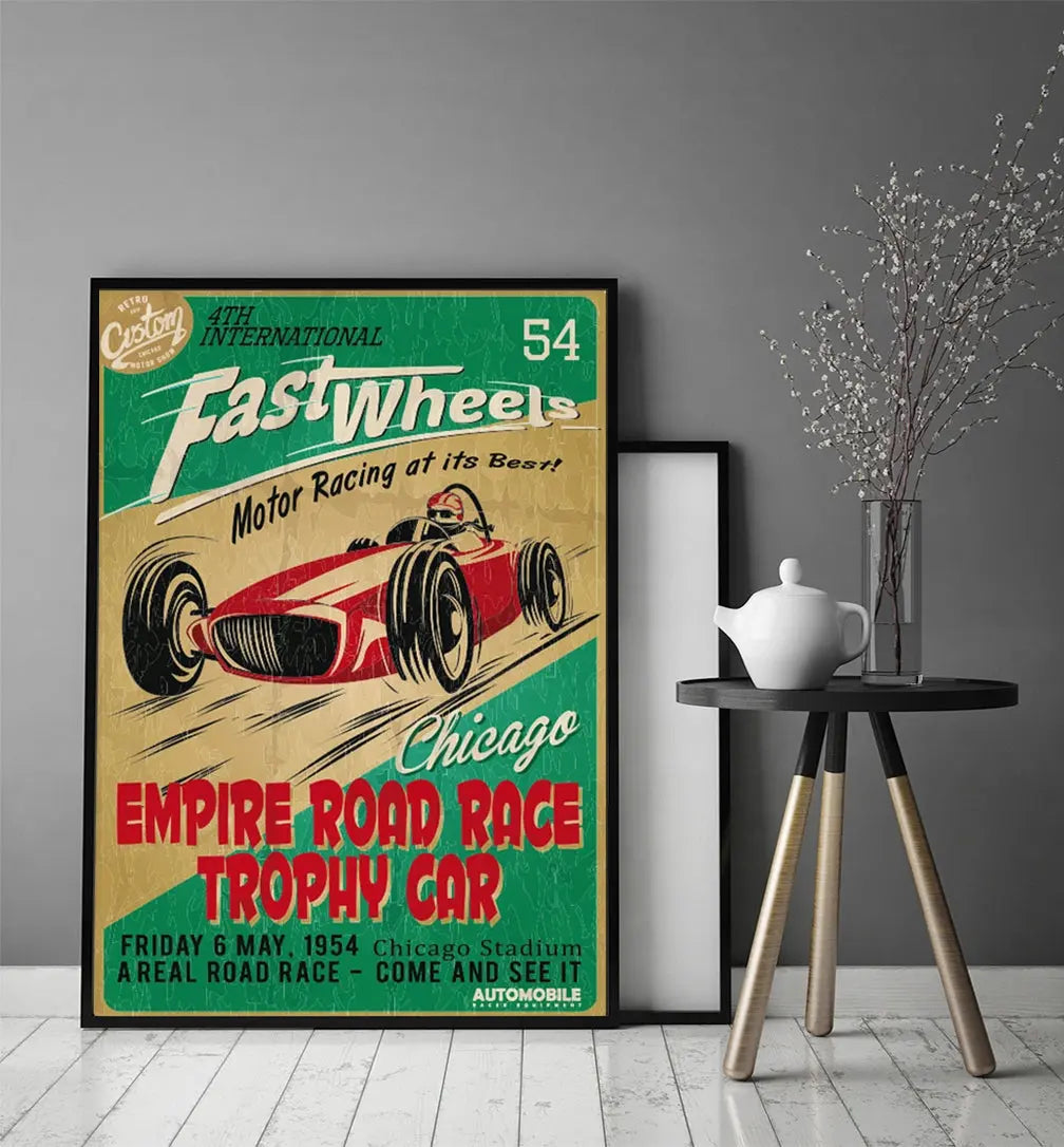 Plakat Garaż Race 33x43 cm  ForWalls.eu