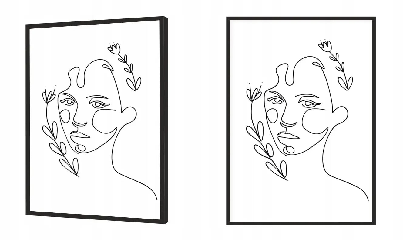 Plakat Line art Ona 33x43 cm - ForWalls.eu