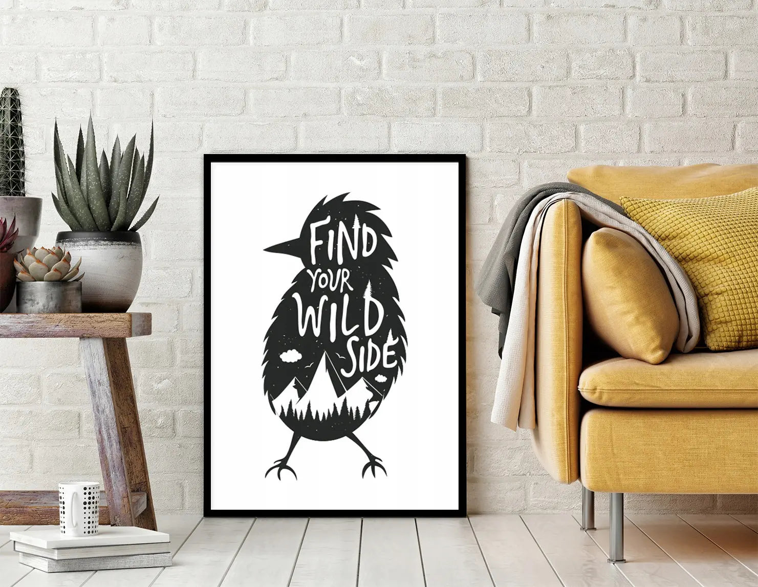 Plakat Find Your Wild Side 33x43 cm  ForWalls.eu