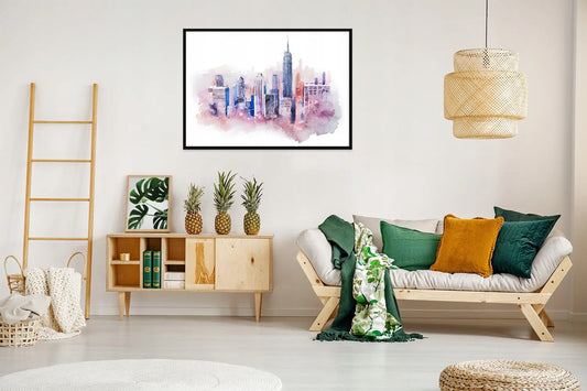 Plakat Miasto 33x43 cm  ForWalls.eu