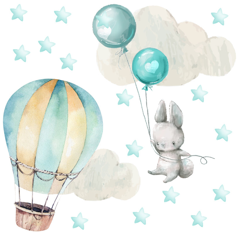 Naklejki ścienne dekoracja dla dzieci do pokoju na ścianę meble Balony