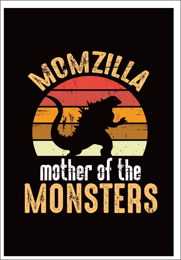 Plakat Plakat Momzilla Mother of the Monsters 30x40 cm  ForWalls.eu