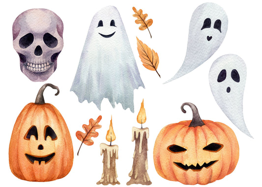 Naklejka dwustronna na okno Dekoracja Halloween wielokrotnego użytku 45x60