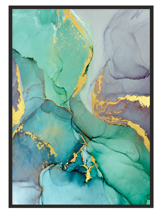 Plakat Złoty Metaliczny 73x53 cm  ForWalls.eu