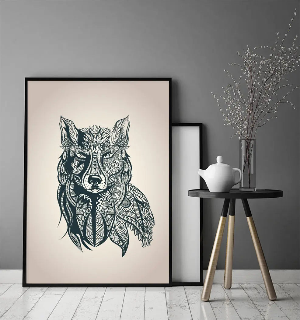 Plakat Wilk 33x43 cm - ForWalls.eu