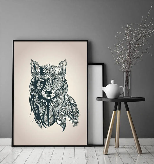 Plakat Wilk 33x43 cm - ForWalls.eu