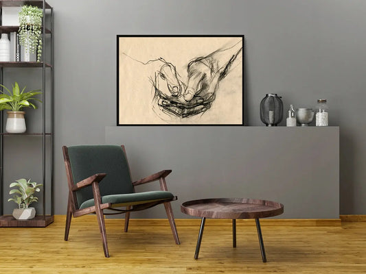 Plakat Dłonie 53x73 cm  ForWalls.eu